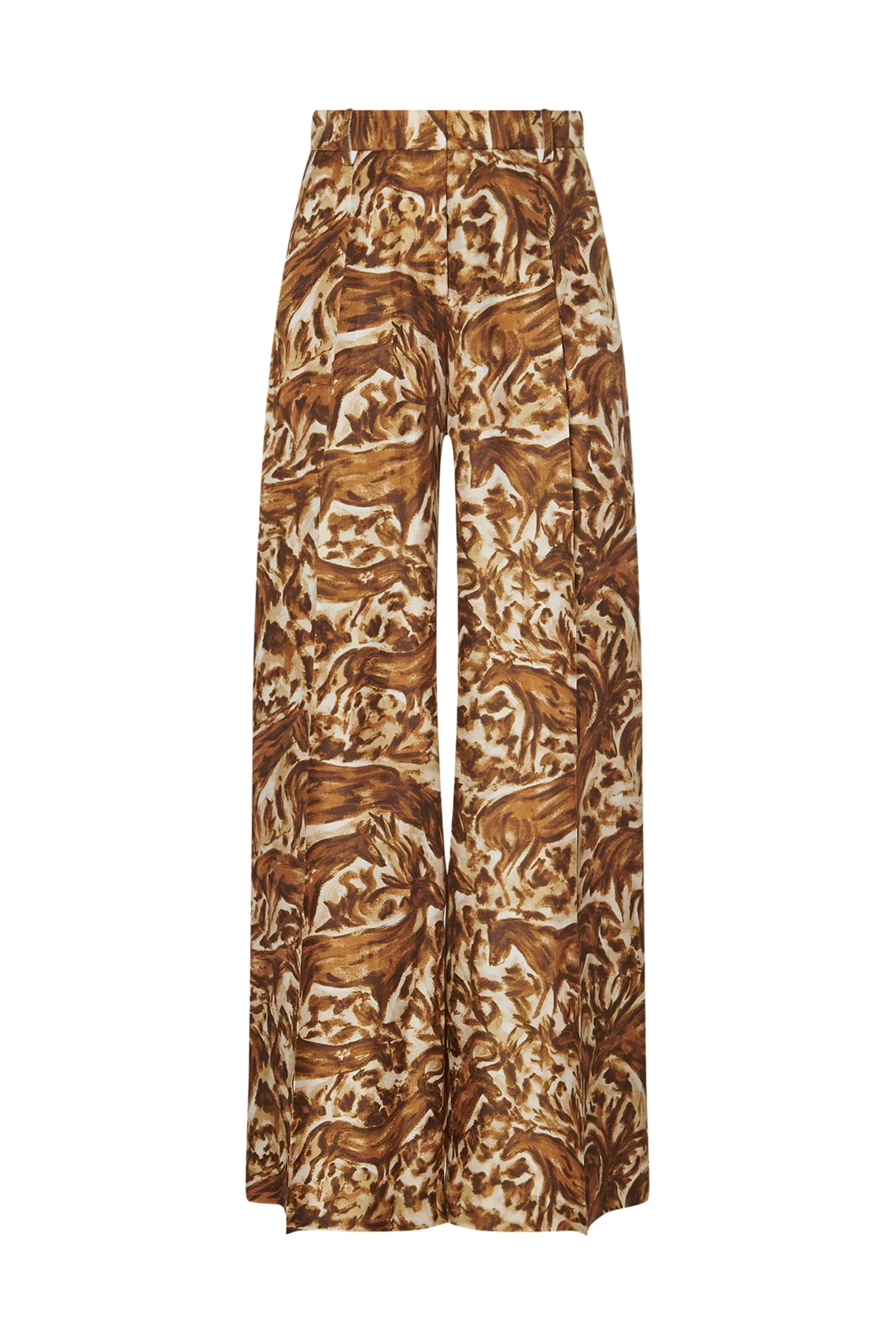 PLEAT FRONT STRAIGHT PANT