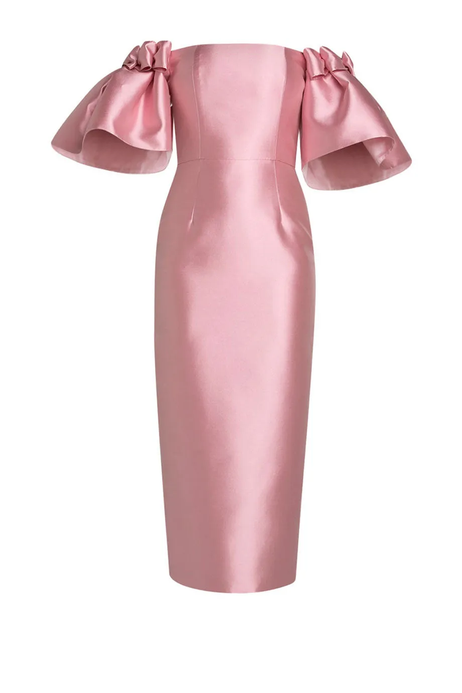 Poppy Silk and Wool Midi Dress
