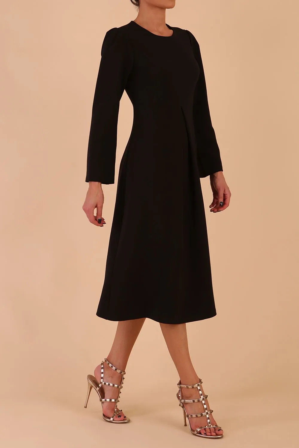 (PRE-ORDER) Epsom Long Sleeve A-Line Dress