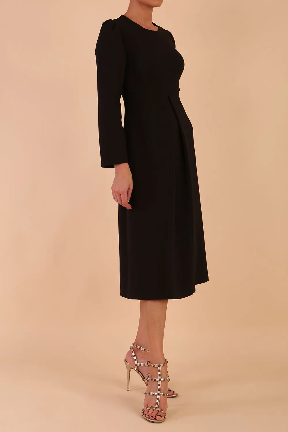 (PRE-ORDER) Epsom Long Sleeve A-Line Dress