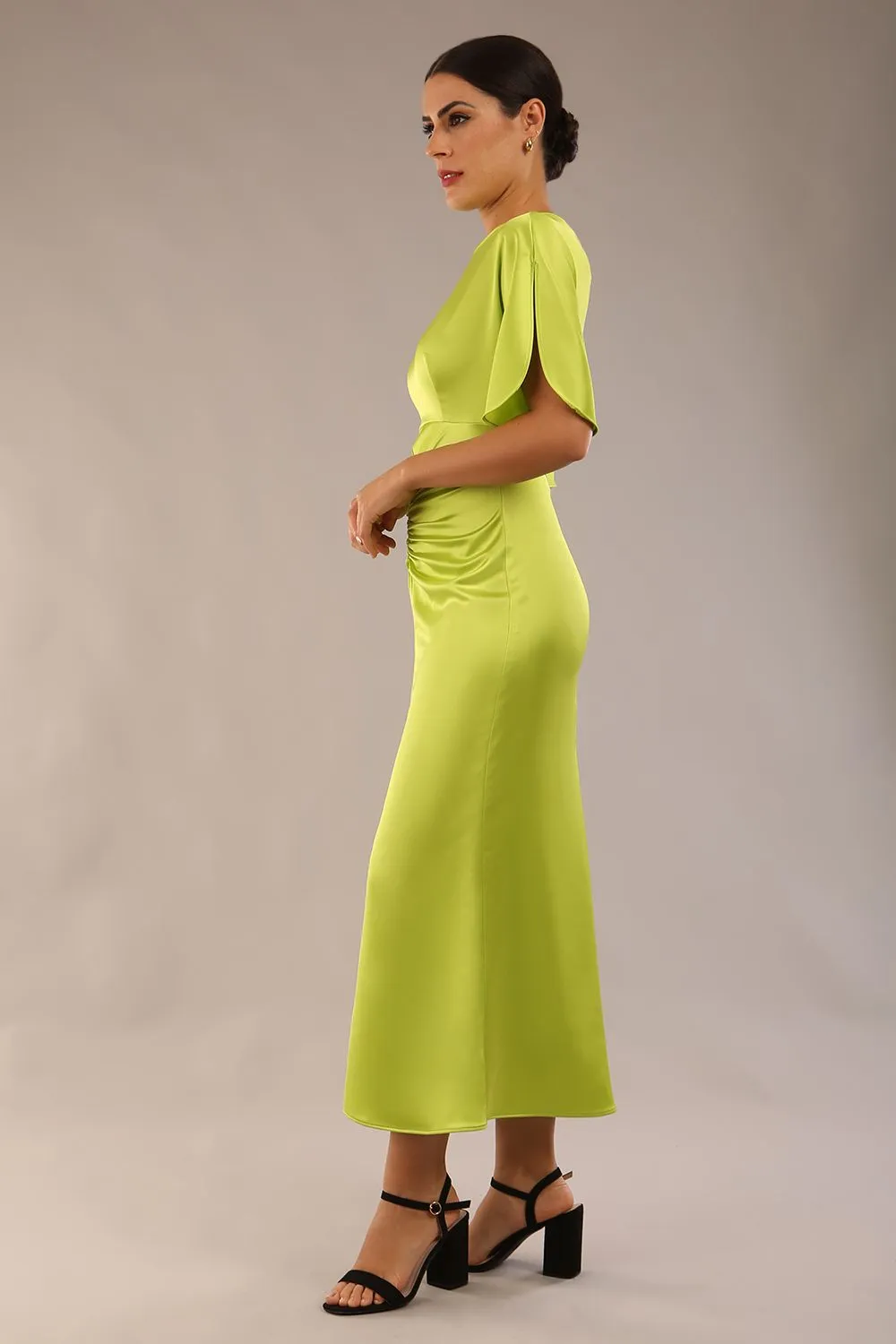 (PRE-ORDER) Romaine Gathered Waist Midi Dress