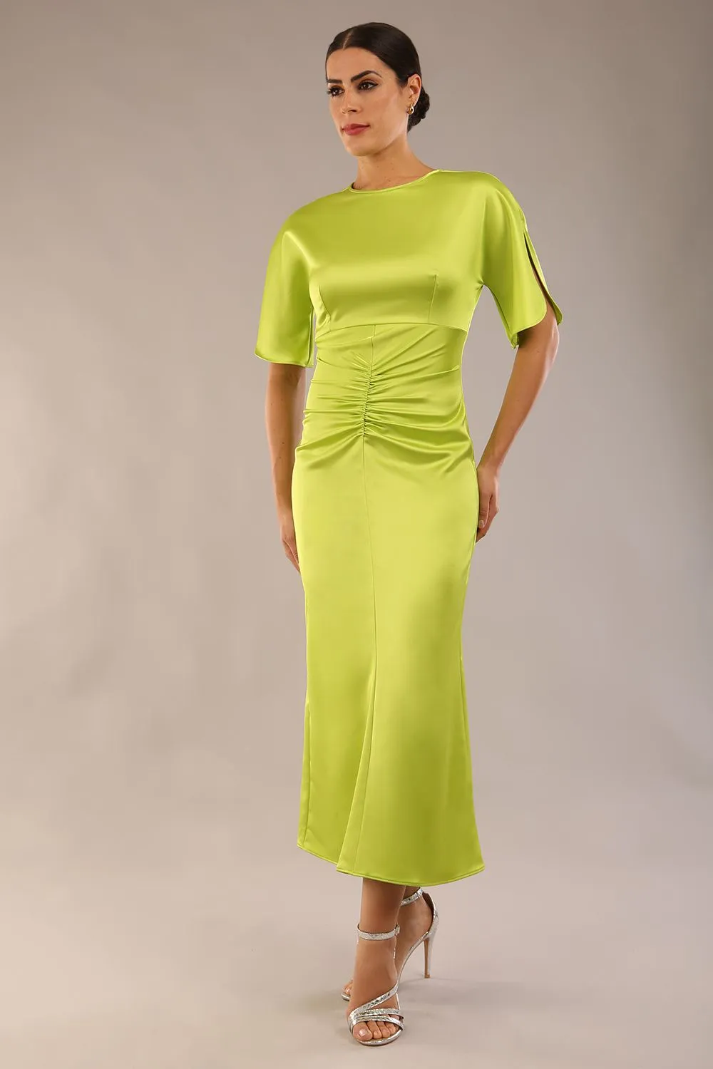 (PRE-ORDER) Romaine Gathered Waist Midi Dress