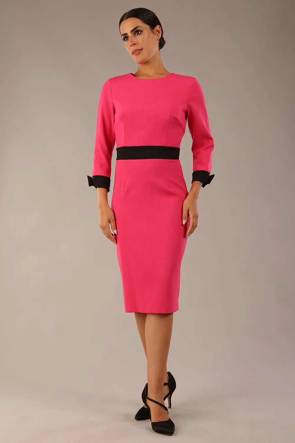 Reese 3/4 Sleeved Pencil Dress