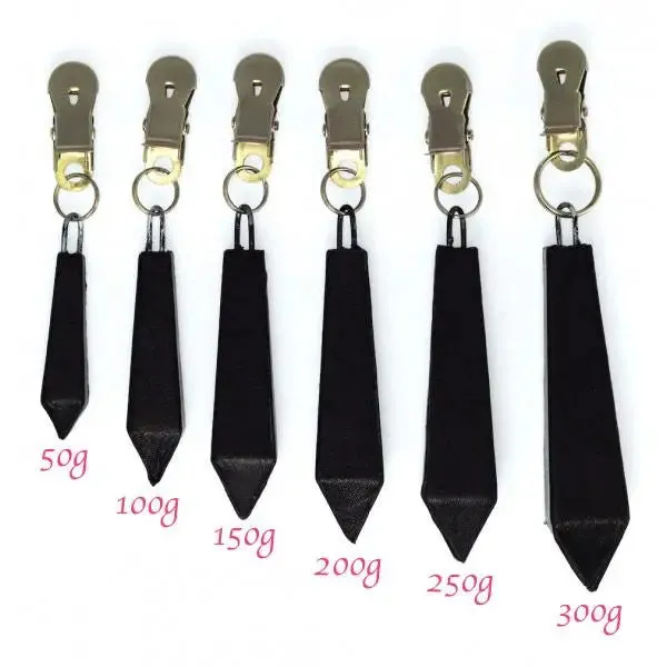 Rimba Stainless Steel Long Nipple Clamps with 100g Weight