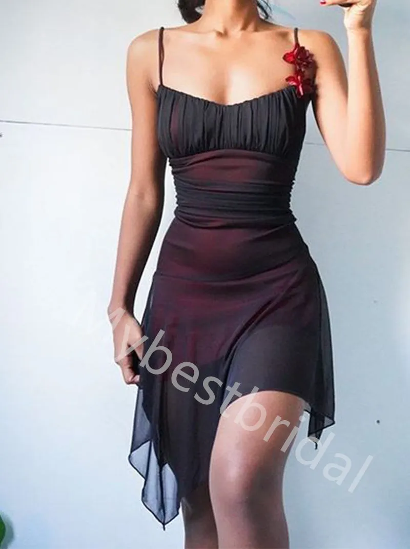 Sexy Sweetheart Sleeveless Sheath Short Mini Homecoming Dress,  HDS0169