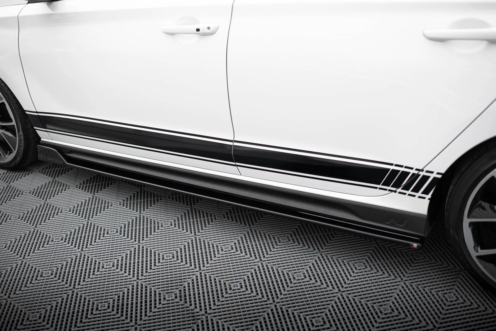 Side Skirts Diffusers V.5 Hyundai I30 N Mk3 / Mk3 FL Hatchback/ Fastback