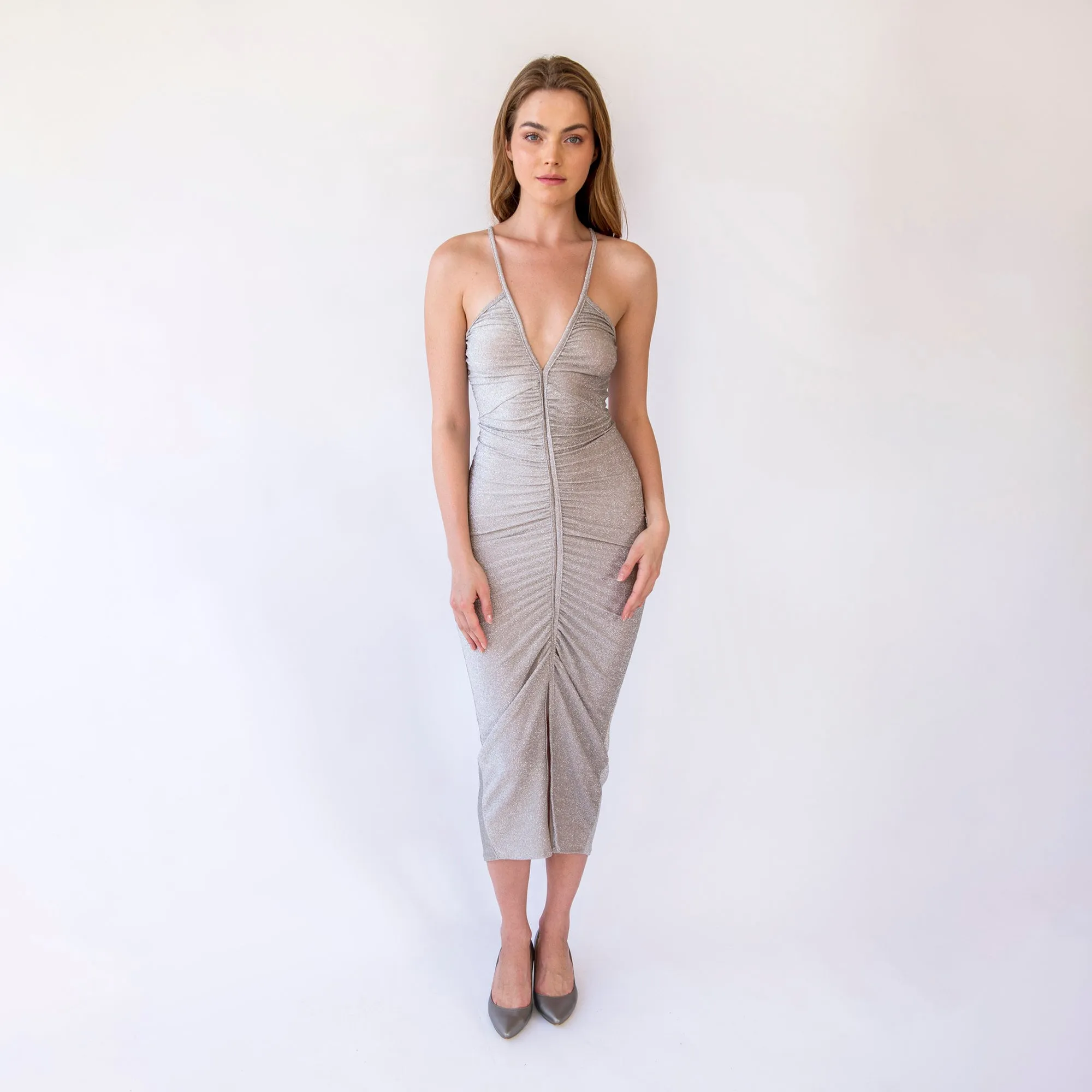 Silver Party  Dress #1432