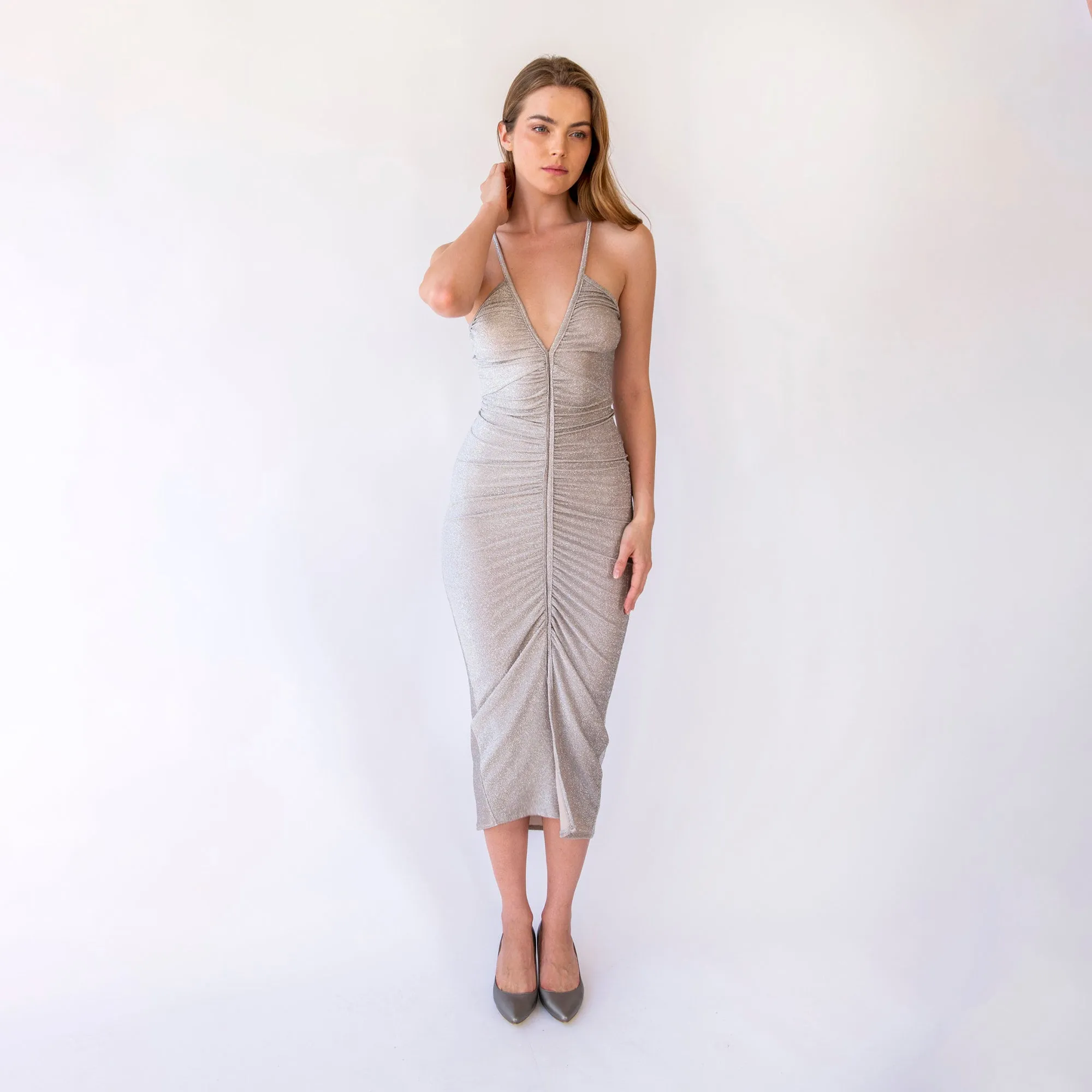 Silver Party  Dress #1432