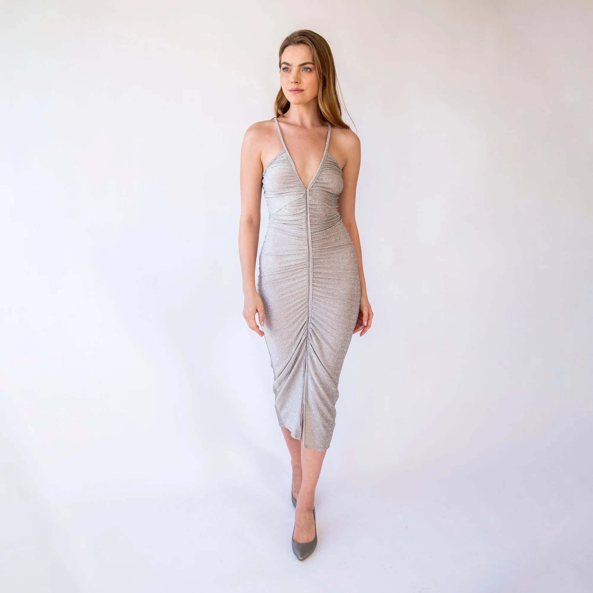 Silver Party  Dress #1432