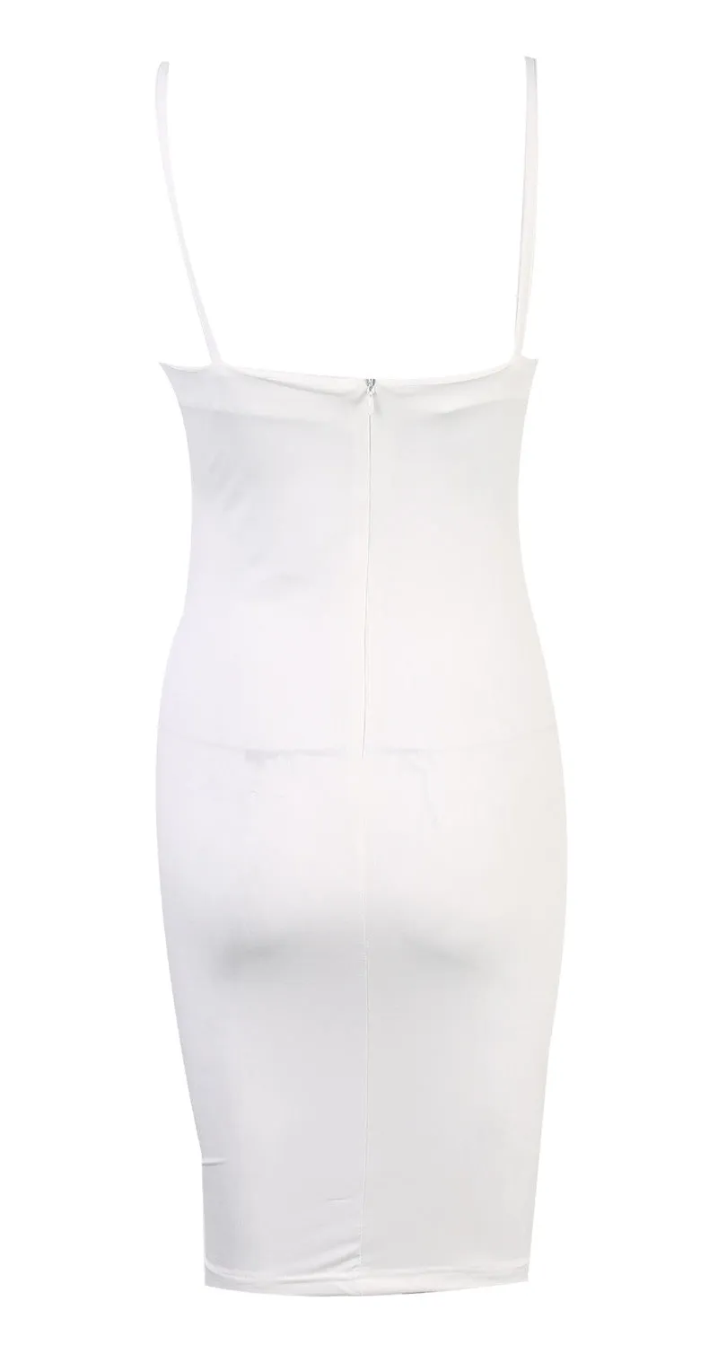 Sleeveless Cutout Midi Pencil Dress