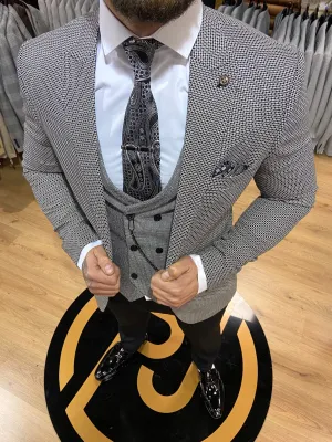 Sparta - Grey 3 Piece Suit