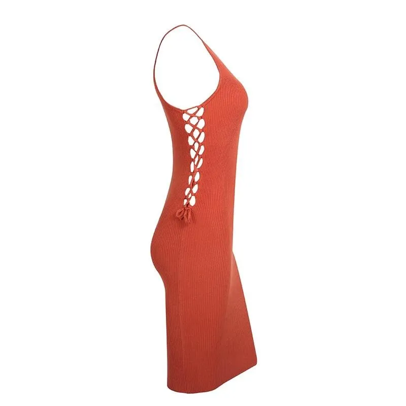Summer Fun Dress That Laces Up The Sides ~ An Eye Catcher & Stretchy So One Size Fits All