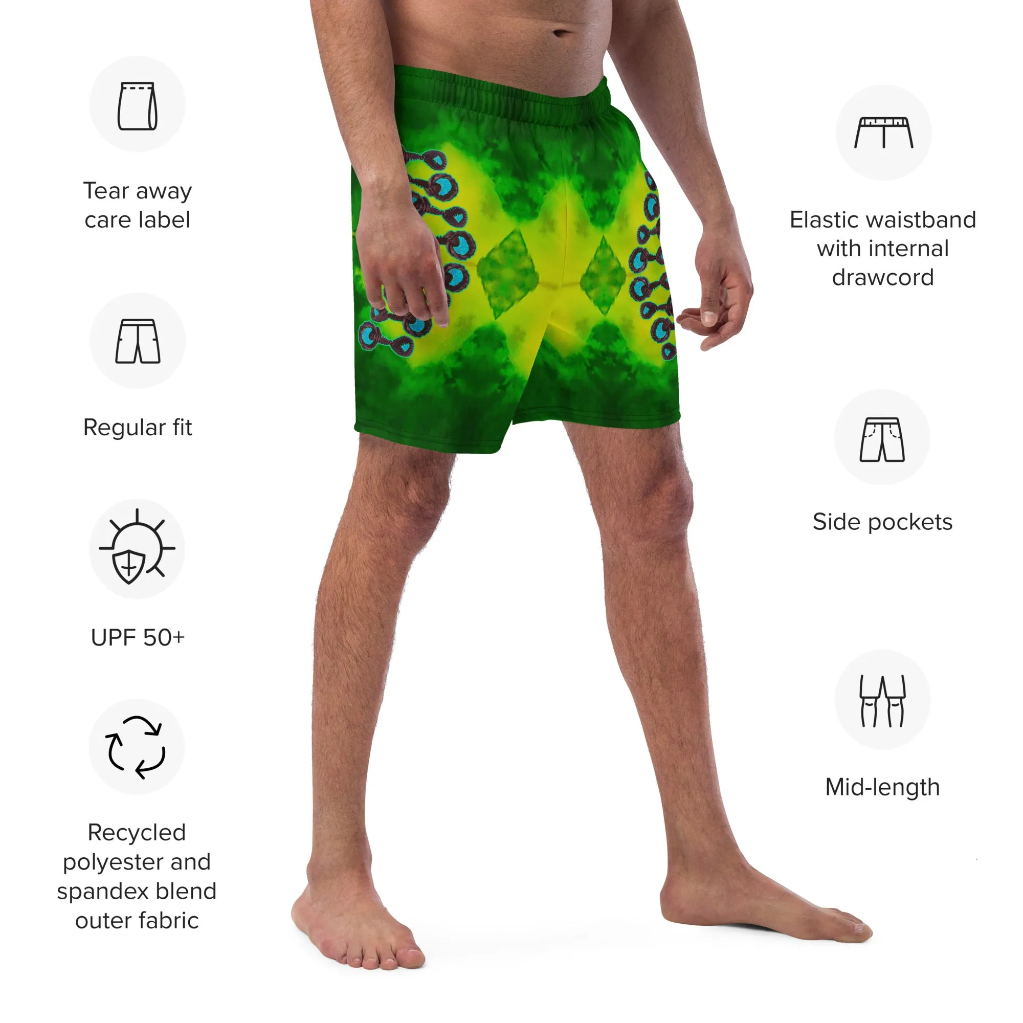 Swim Trunks (Virilis)(Grail Night Rose Blue Logo) RJSTH@Fabric#10 RJSTHS2023 RJS