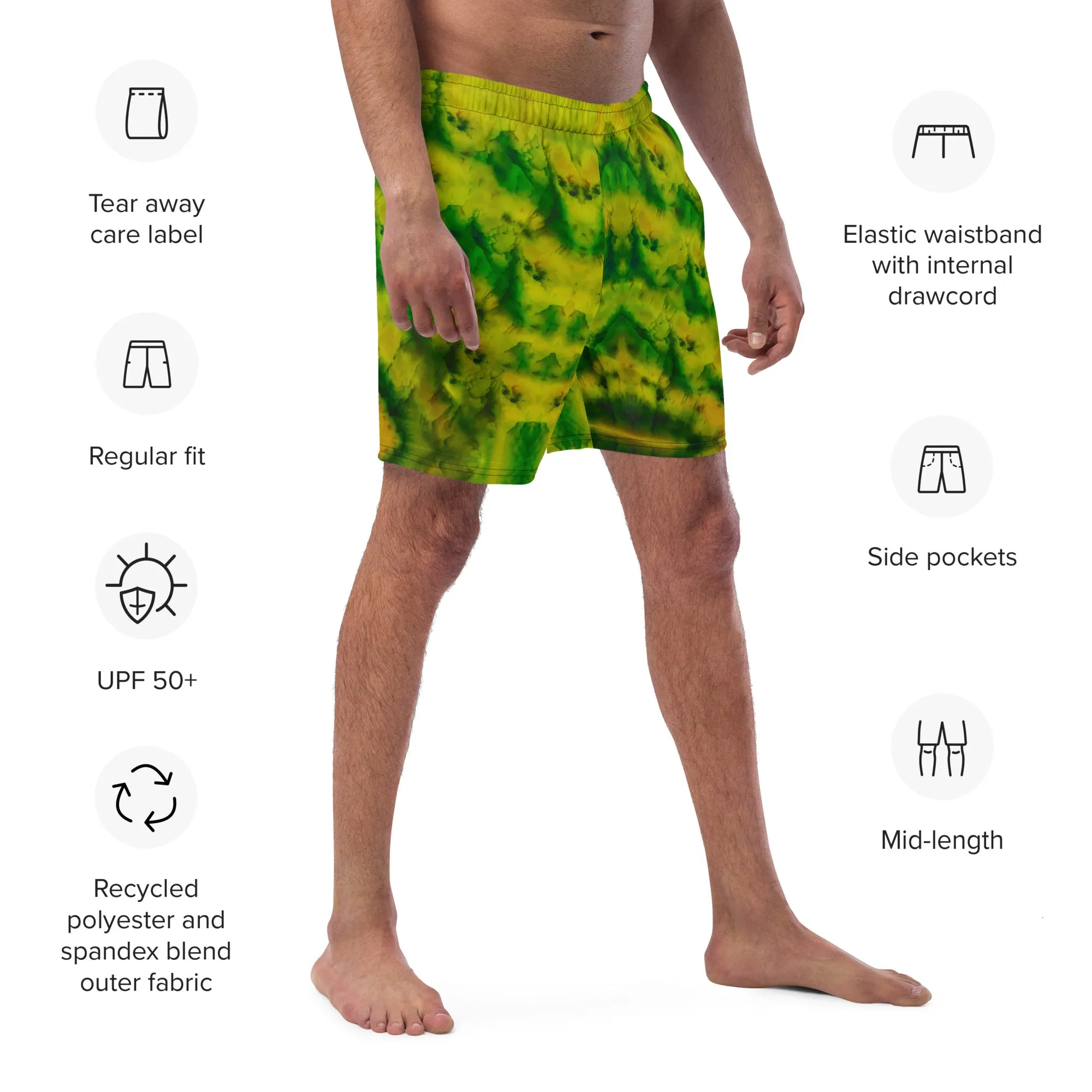 Swim Trunks (Virilis)(Purely Jade Light) RJSTHS2023 RJS