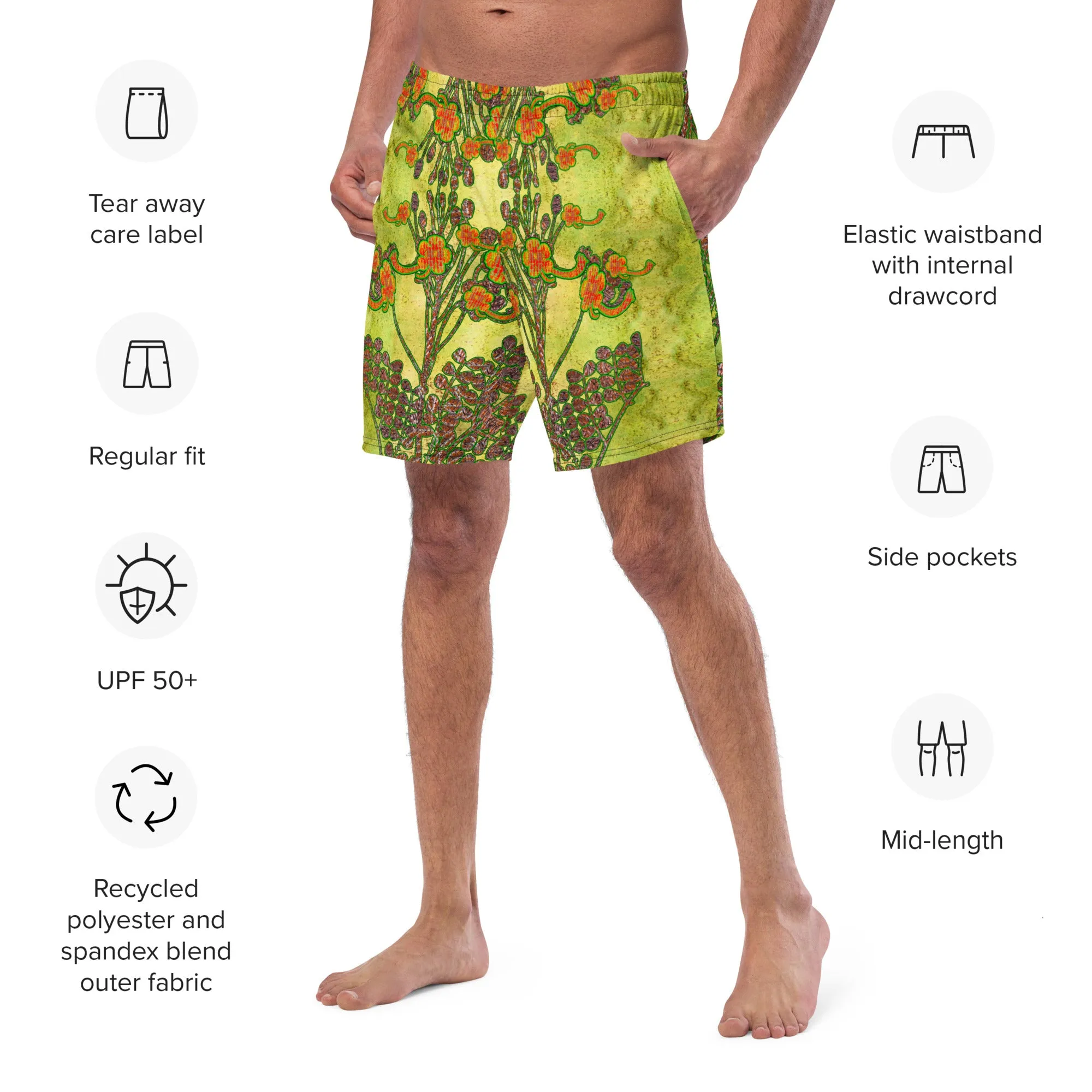 Swim Trunks (Virilis)(WindSong Flower) RJSTH@Fabric#2 RJSTHS2023 RJS
