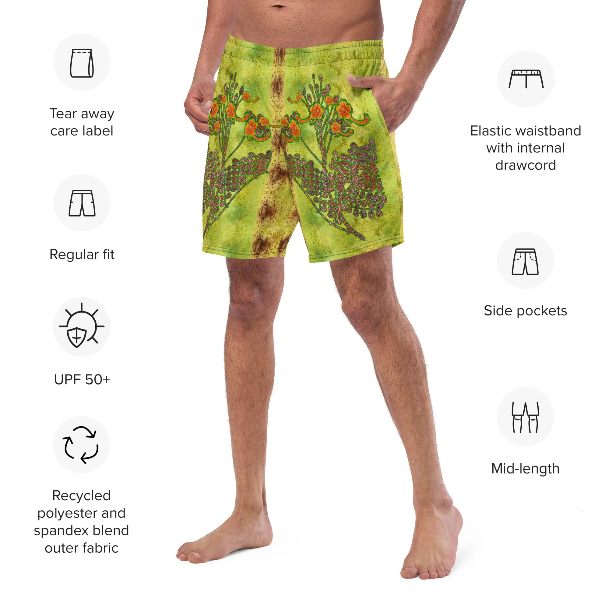 Swim Trunks (Virilis)(WindSong Flower) RJSTH@Fabric#2 RJSTHS2023 RJS