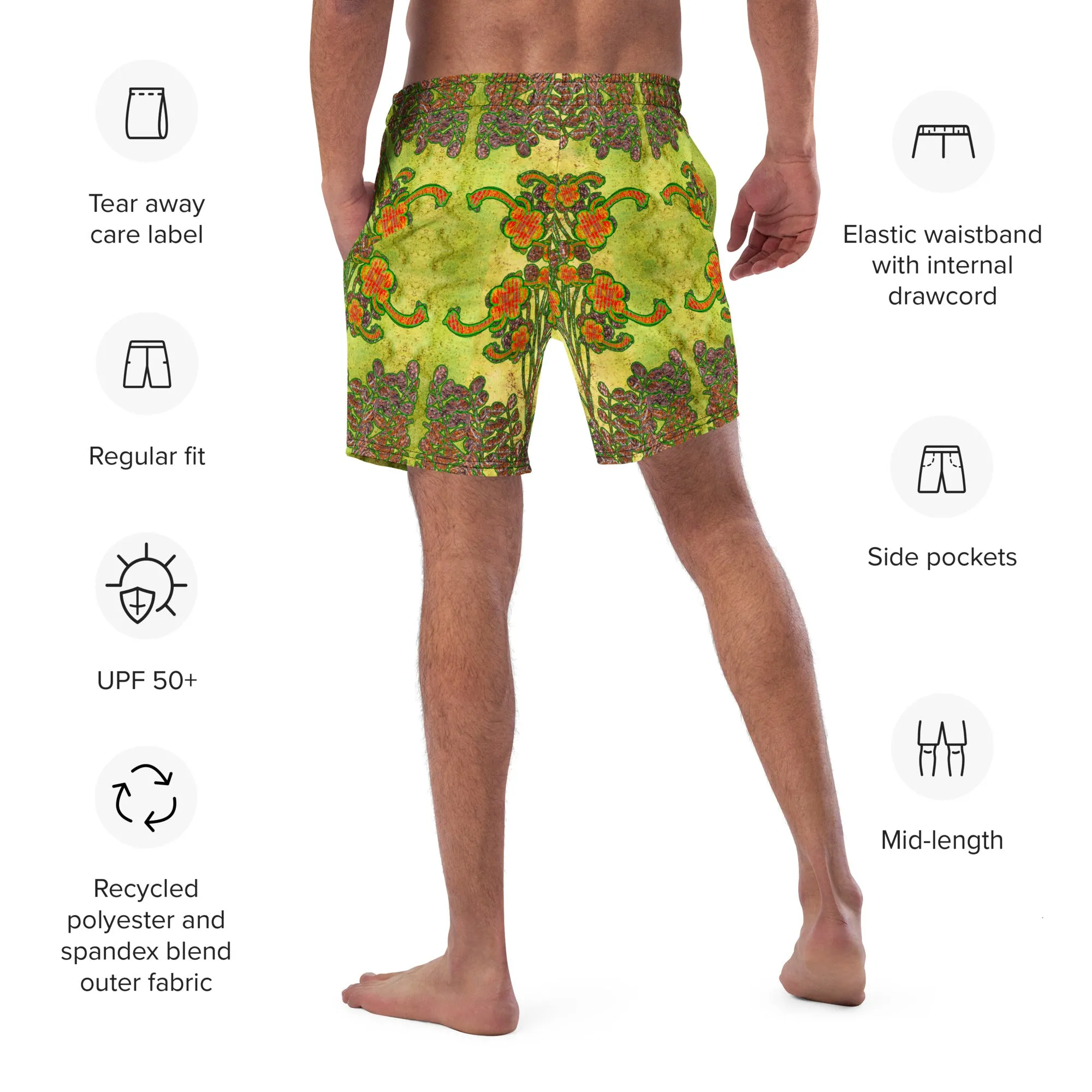 Swim Trunks (Virilis)(WindSong Flower) RJSTH@Fabric#2 RJSTHS2023 RJS