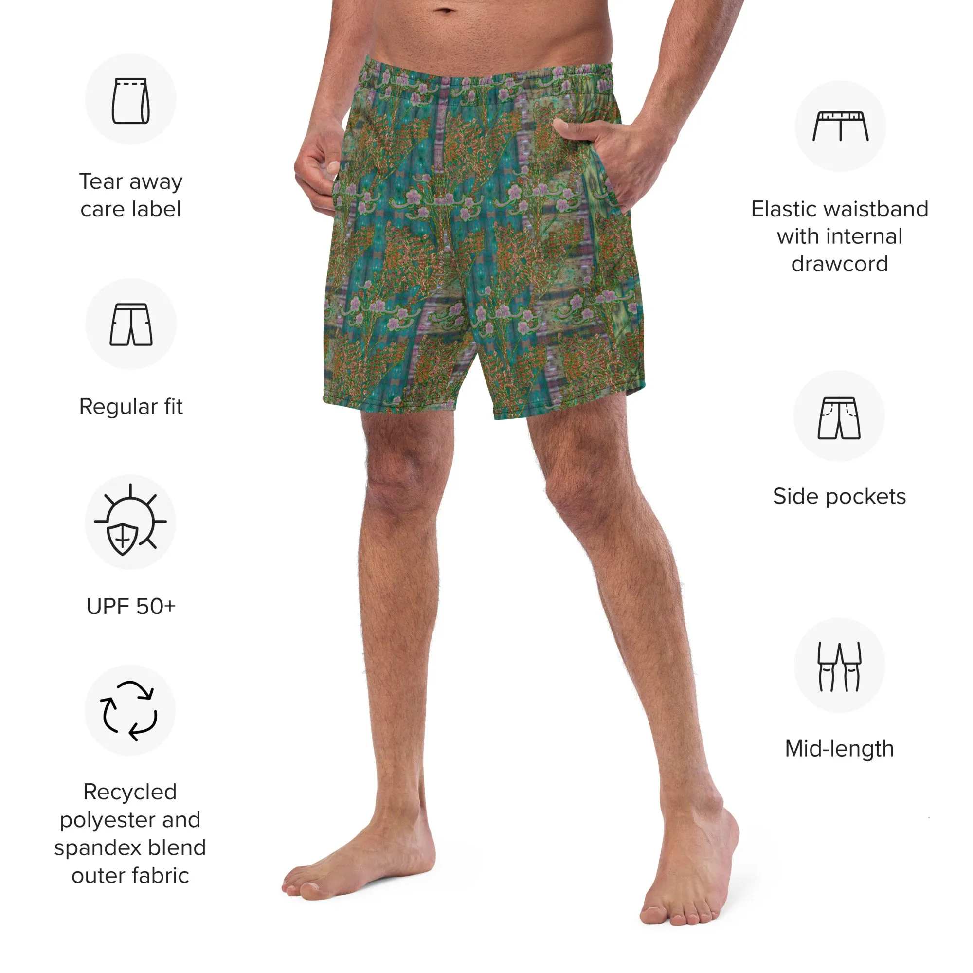 Swim Trunks (Virilis)(WindSong Flower) RJSTH@Fabric#4 RJSTHS2023 RJS