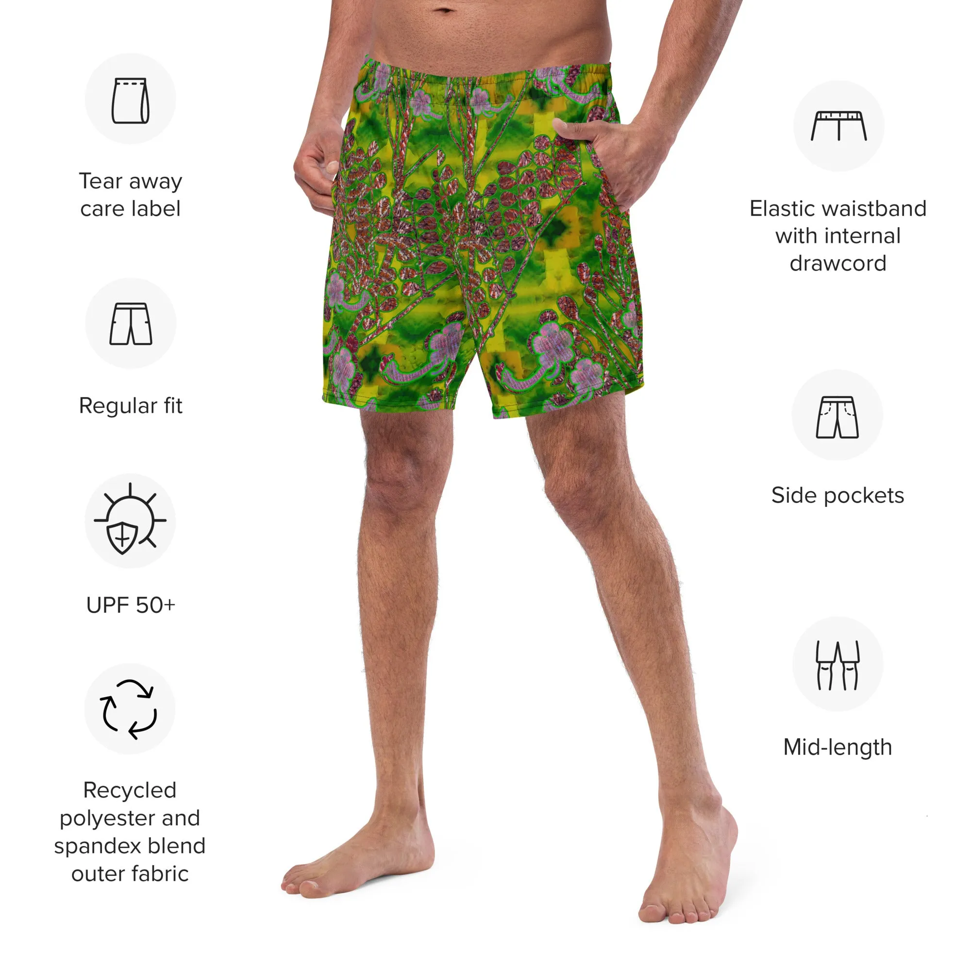 Swim Trunks (Virilis)(WindSong Flower) RJSTH@Fabric#5 RJSTHS2023 RJS