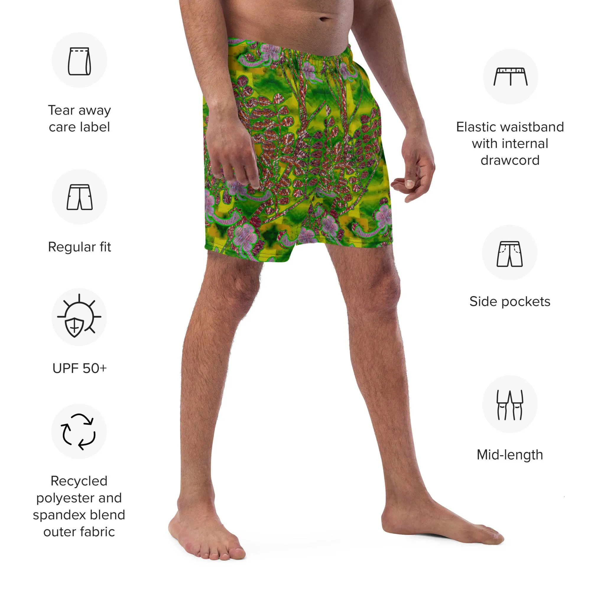 Swim Trunks (Virilis)(WindSong Flower) RJSTH@Fabric#5 RJSTHS2023 RJS