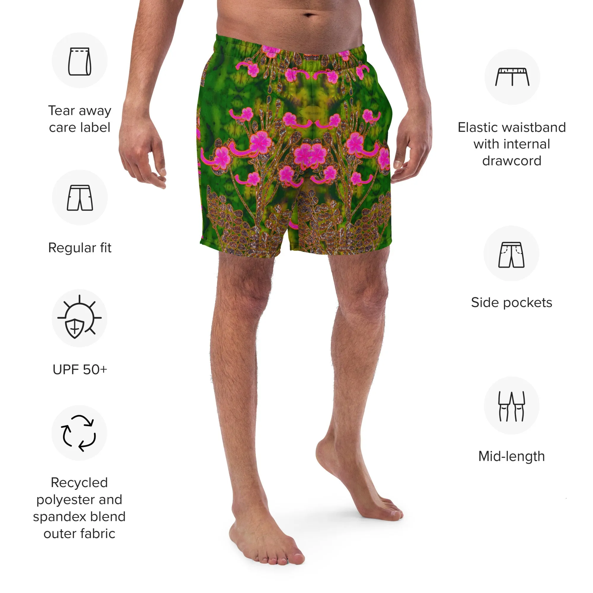 Swim Trunks (Virilis)(WindSong Flower) RJSTH@Fabric#7 RJSTHS2023 RJS