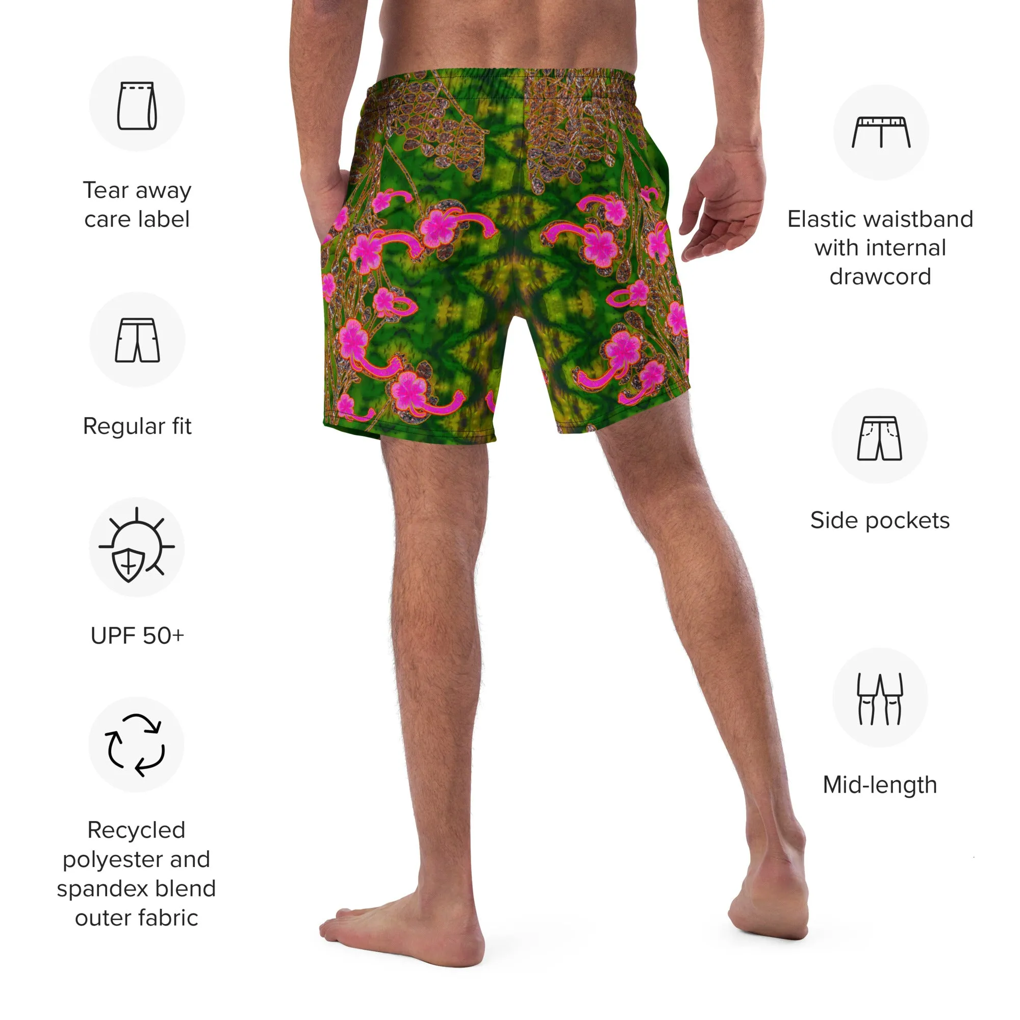 Swim Trunks (Virilis)(WindSong Flower) RJSTH@Fabric#7 RJSTHS2023 RJS