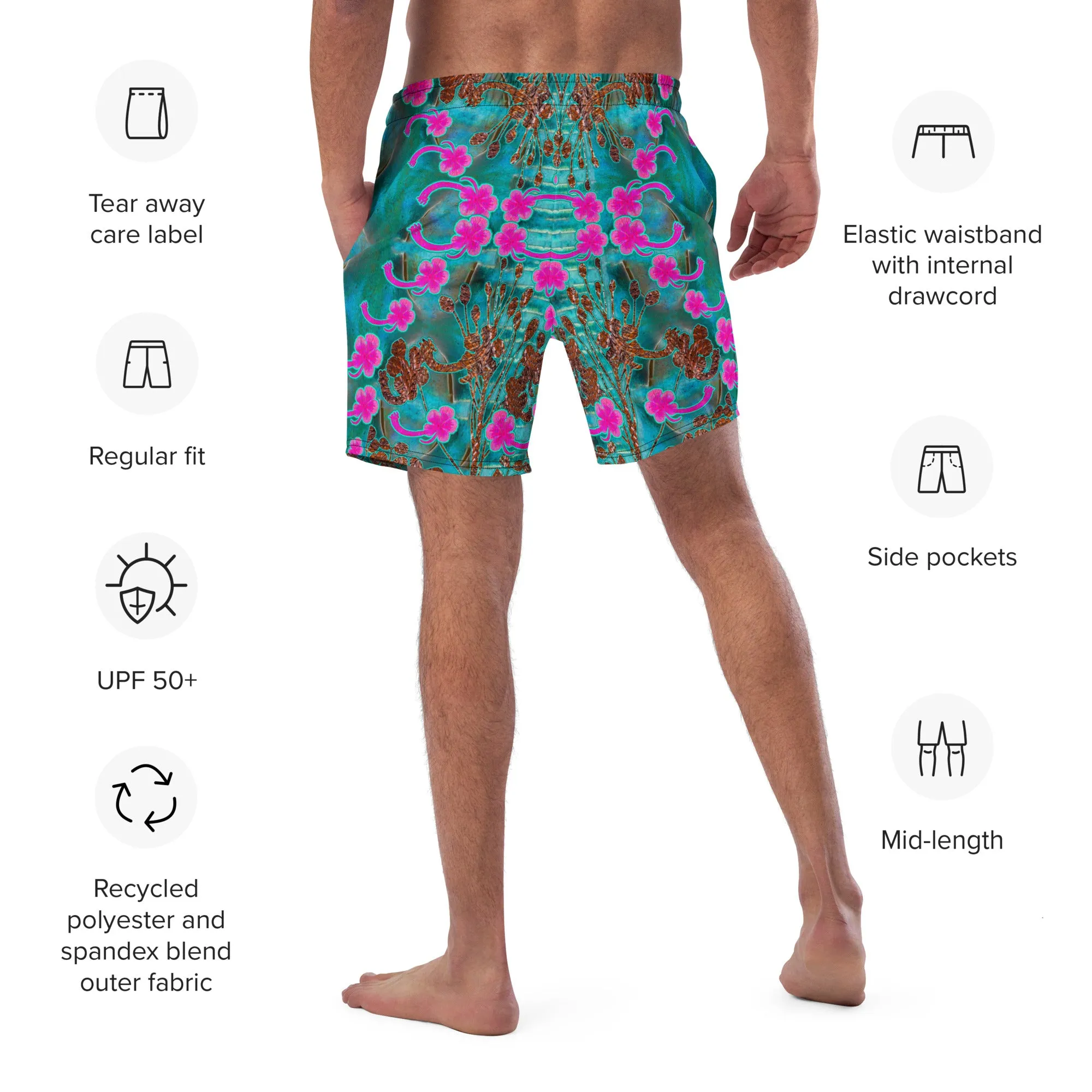 Swim Trunks (Virilis)(WindSong Flower) RJSTH@Fabric#8 RJSTHS2023 RJS