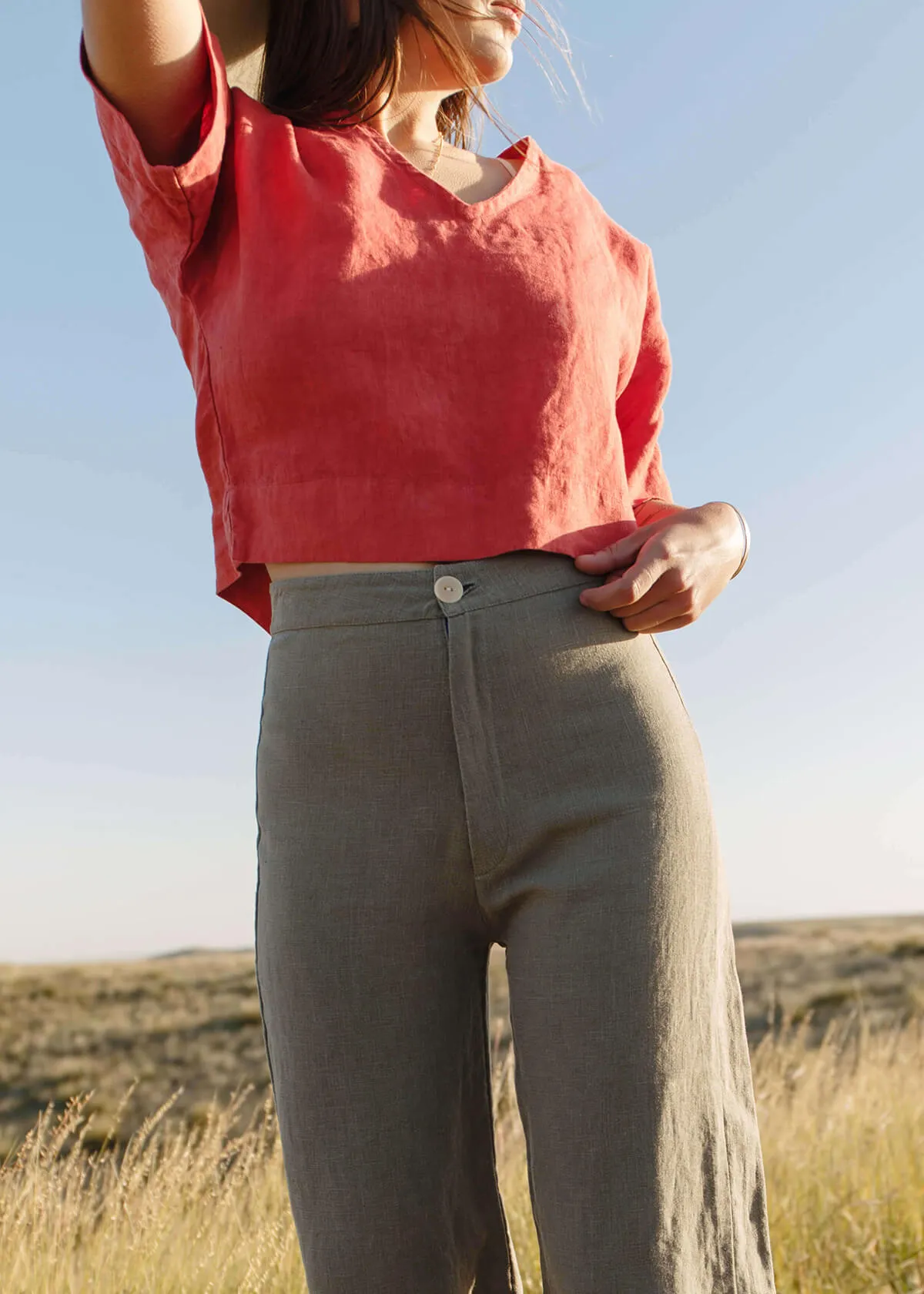 The Kara Pant in Sage