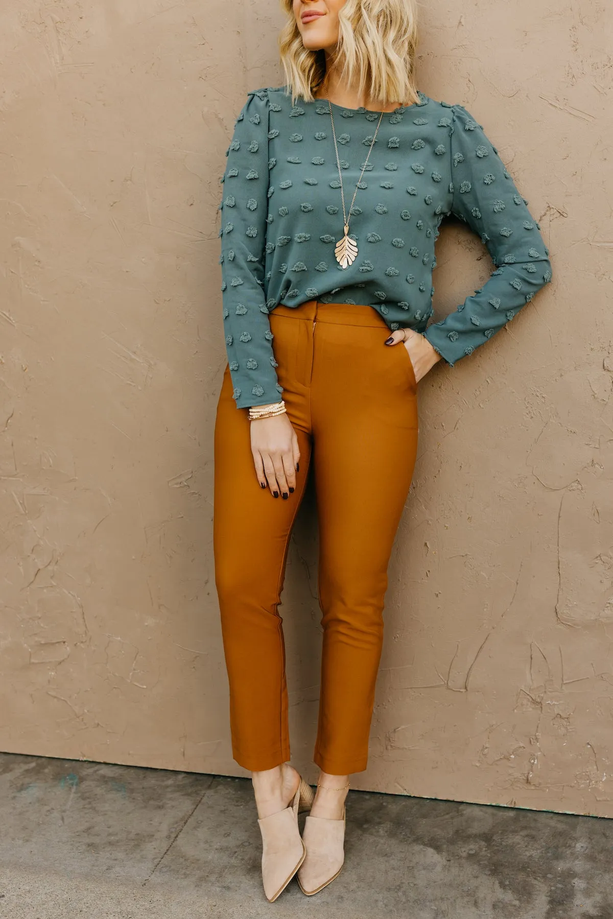 The Reign Straight Leg Trouser Pants  - FINAL SALE