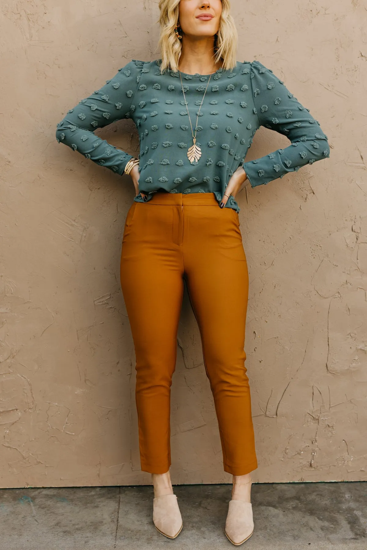 The Reign Straight Leg Trouser Pants  - FINAL SALE