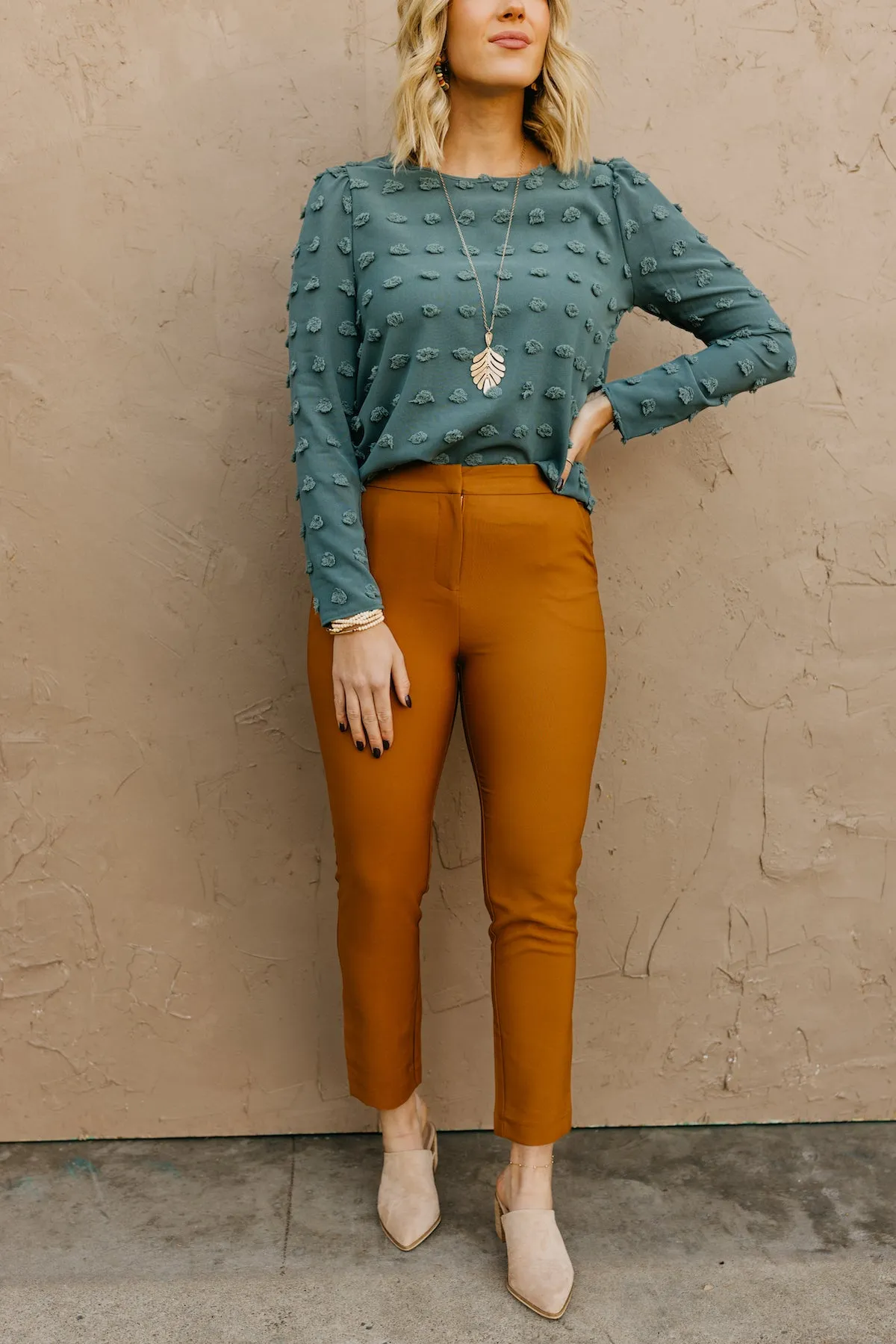 The Reign Straight Leg Trouser Pants  - FINAL SALE